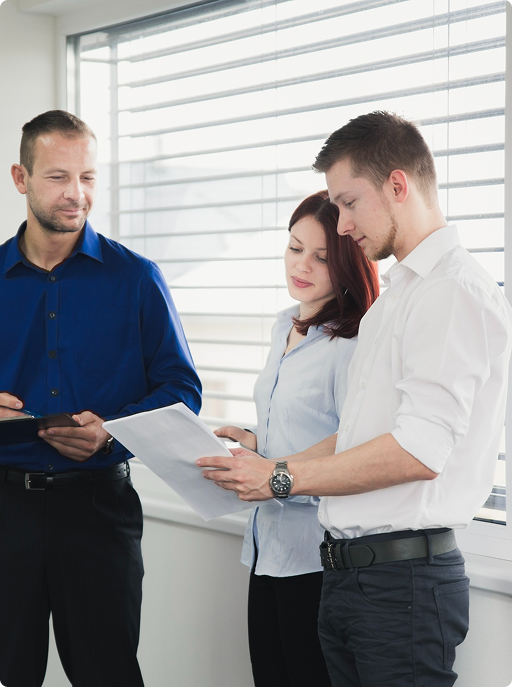 Team bei der Zusammenarbeit